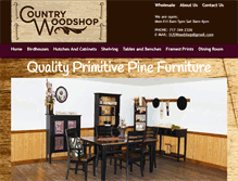 Tablet Screenshot of countrywoodshop.net